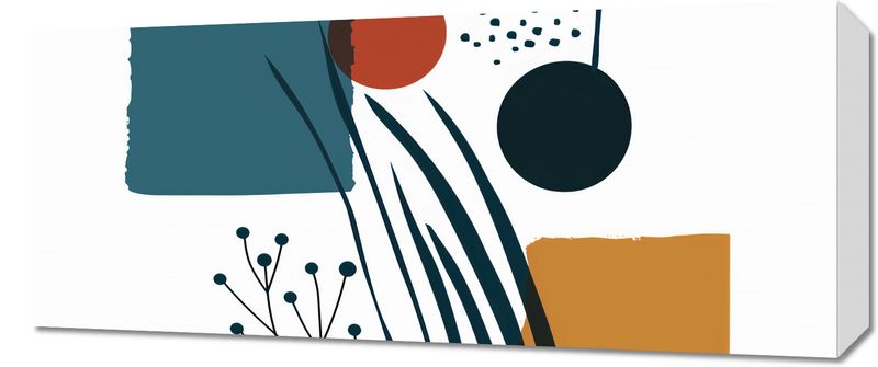 Obraz 70x30cm Przerys nad Treścią zdjęcie 1