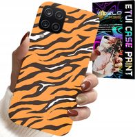 ETUI DO SAMSUNG A12 / M12 - PLECKI W TYGRYSIE PASKI POKROWIEC +SZKŁO