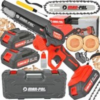 PIŁA Pilarka AKUMULATOROWA łańcuchowa elektryczna do drzewa 2x 2Ah