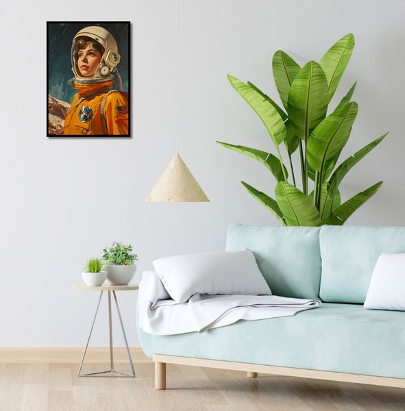 Plakat 40x55cm Pionierka Kosmosu zdjęcie 4