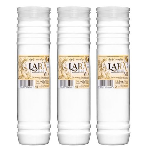 Wkłady do Zniczy 20 SZTUK parafinowe 6 DNI 23 cm parafina CAŁOROCZNE na Arena.pl