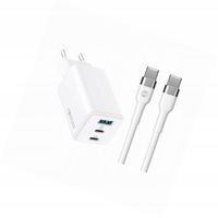 Szybka ładowarka GaN 65W 3 wejścia z długim kablem 2m do iPhone 17e