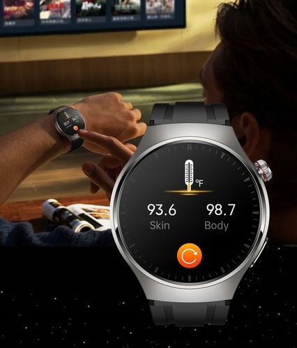 Zegarek KARDIOWATCH Ciśnieniomierz Asystent Glukozy EKG Analiza Krwi AMOLED na Arena.pl