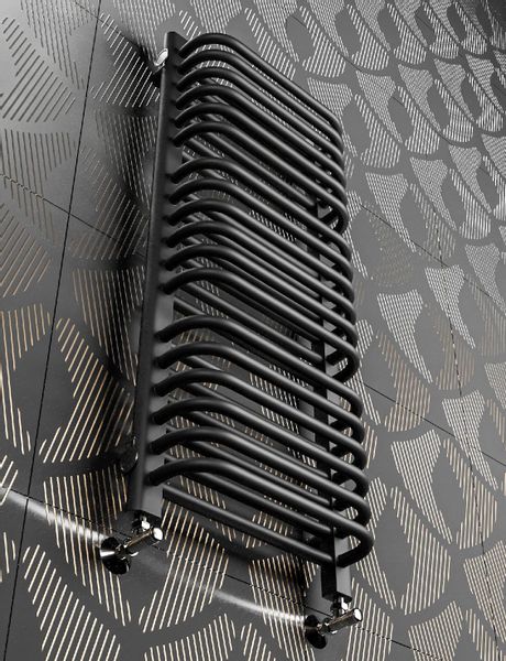 GRZEJNIK ŁAZIENKOWY OLD-SCHOOL 720x300 CZARNY MAT zdjęcie 4