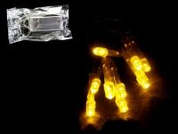 lampki  choinkowe tradycyjne 10 led 2 m na baterie - ciepły biały