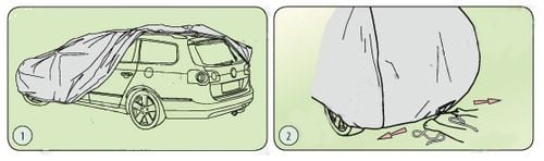 Pokrowiec plandeka 4 warstwy VW SCIROCCO do 1992 na Arena.pl