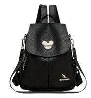 Plecak damski czarny skórzany elegancki miejski 2w1 torba na ramię