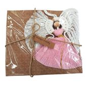 Aniołek Makrama Handmade – Unikalna Ozdoba Świąteczna