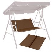 SIEDZISKO OGRODOWE 127X100 BROWN MULTIGARDEN WODOODPORNE