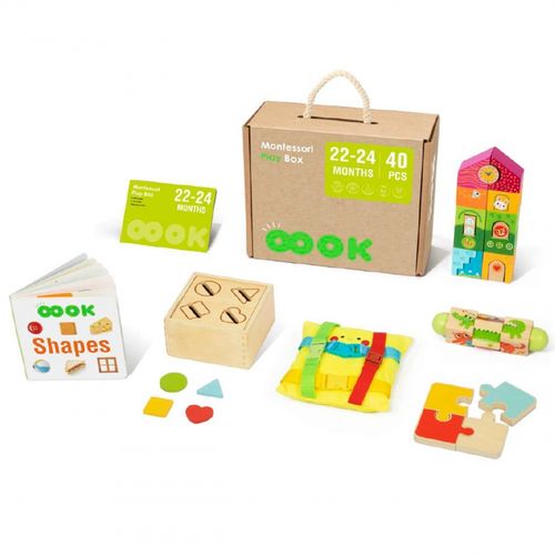 TOOKY TOY Box Pudełko XXL Montessori Edukacyjne 7w1 Sensoryczne 22-24 Mies na Arena.pl