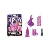 4 Play Couples Zestaw nakładek i pocisk wibrujący