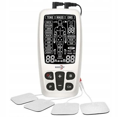 ELEKTROSTYMULATOR Mięśni RoovJoy TENS EMS MASS USB na Arena.pl