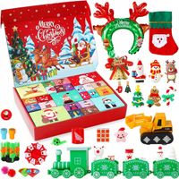 PREZENT DZIECKA KALENDARZ ADWENTOWY ZESTAW 24 DNI ZABAWKI MINI FIGURKI