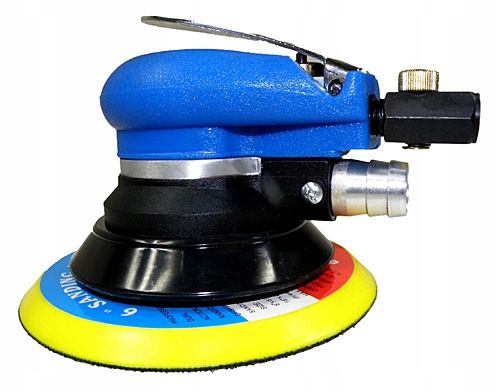 SZLIFIERKA OSCYLACYJNA PNEUMATYCZNA MIMOŚRODOWA 150mm Z WĘŻEM REGULACJA na Arena.pl
