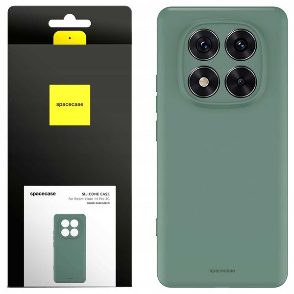 Spacecase Silicone Case 3.0 Redmi Note 14 Pro 5G Green zdjęcie 1