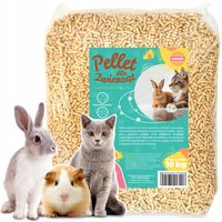 PELLET ŻWIREK DREWNIANY DLA KOTA ŚWINKI CHOMIKA KRÓLIKA ZWIERZĄT 10KG XL