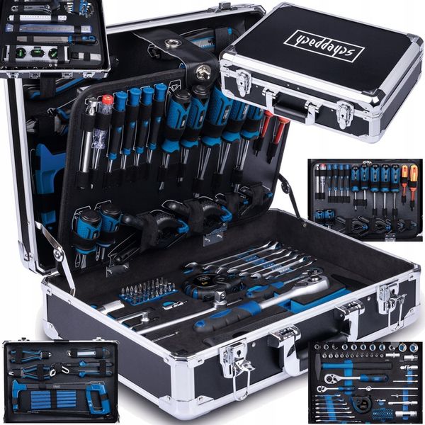 Zestaw Kluczy Nasadowych Narzędzi Walizka Narzędziowa TB200 141 Eelementów zdjęcie 5