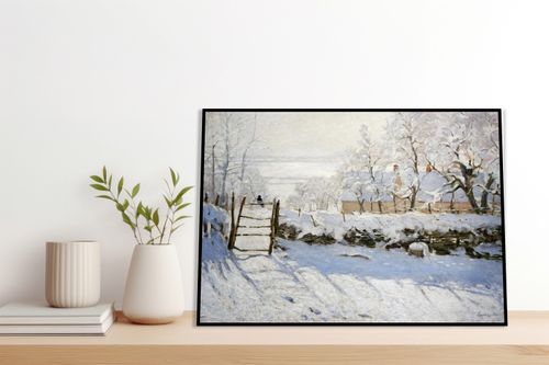 Plakat 18x13cm The Magpie, Monet Vintage do Salonu na Arena.pl