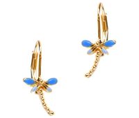 kolczyki niebieskie ważki (p13274au-e206)