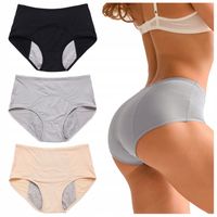 MAJTKI damskie MENSTRUACYJNE na okres bielizna menstruacyjna figi 3PAK