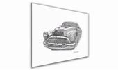 OBRAZ NA SZKLE PROSTOKĄTNY - USA - Buick - 1952
