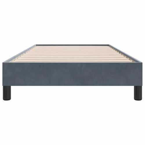 Łóżko typu Box Spring bez materaca Ciemnoszary 80x210cm Aksamit na Arena.pl