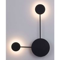 Ścienna LAMPA kinkiet AMADEO 6258 Rabalux dekoracyjna OPRAWA LED 7W 4000K molekuły chemistry furano czarna