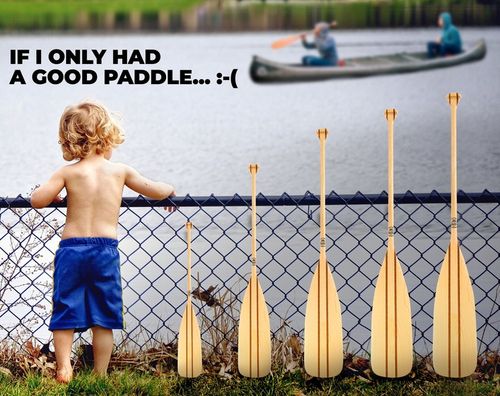 Pagaj drewniany dla Dzieci John Paddle 60 cm na Arena.pl