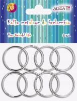 kółka metalowe do breloczków 3cm 8szt.  | PH-6331