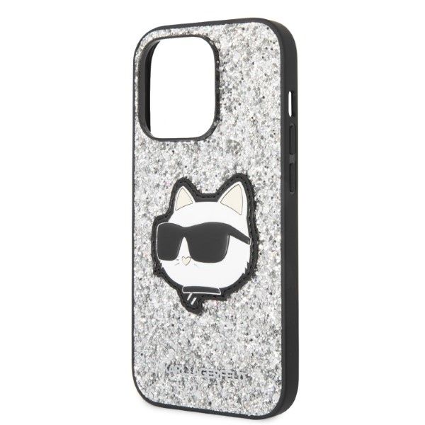 Etui Karl Lagerfeld do iPhone 14 Pro, Srebrny zdjęcie 6