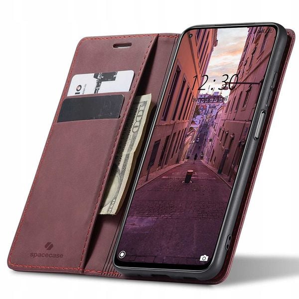 Spacecase Wallet Mi 10T/10T Pro red zdjęcie 1