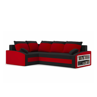 Duży narożnik, lewy, półka w prawym, LUSSO, 230x179x75 | TYLETEGOTU