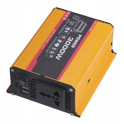 3000W FALOWNIK SAMOCHODOWY 12V 220V USB na Arena.pl