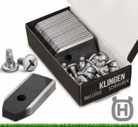 Tytanowe Nożyki Noże do Gardena Husqvarna BLACK TYTAN