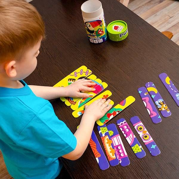Puzzle Edukacyjne Patyczki Ptaki Rk1090-04 zdjęcie 5