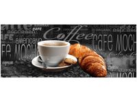 100X40CM CZARNA KAWA OBRAZ DREWNO