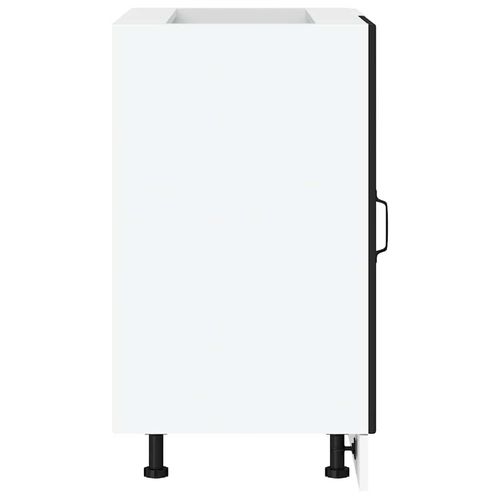 Szafka dolna pod zlew Lyon czarny drewno klejone na Arena.pl