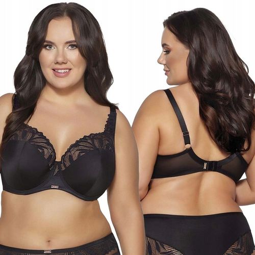 Biustonosz półusztywniany Ava 2105 czarny 80G na Arena.pl