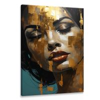 Obraz PORTRET Kobiety Usta Styl Glamour Do Sypialni 30cm x 40cm