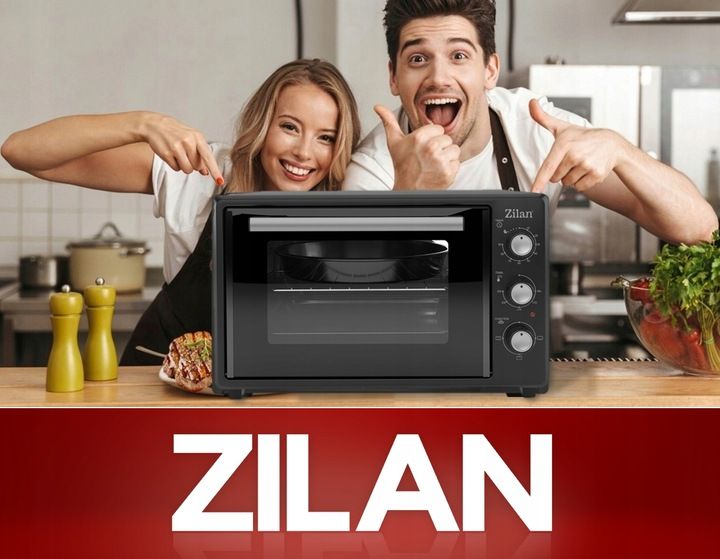 MINI PIEKARNIK ELEKTRYCZNY DOUBLE GLASS GRILL TIMER 35L 1800W zdjęcie 5