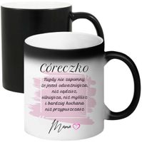 Kubek magiczny z dedykacją dla Córki wyjątkowy prezent na każdą okazję