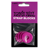 Zabezpieczenie paska Strap Blocks Ernie Ball 5618 4 szt. Fioletowe