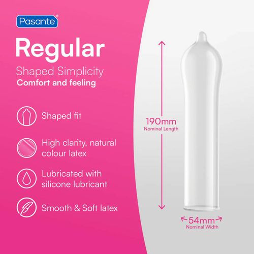 pasante regular condoms  3 pcs na Arena.pl