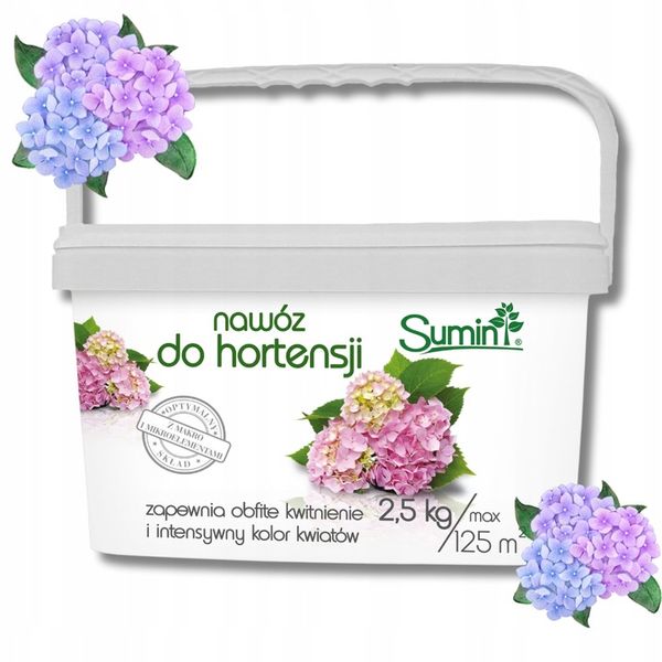 Nawóz Do Hortensji Sumin Intensywny Kolor KWIATÓW 2,5 kg zdjęcie 1