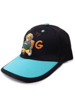 Czapka z daszkiem bejsbolówka dziecięca unisex miś czarna 50-54 YOCLUB