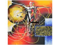 40X40CM ZEGAR BEZKRESNE UCZUCIA OBRAZ