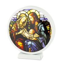 Lampion Witrażowy Led