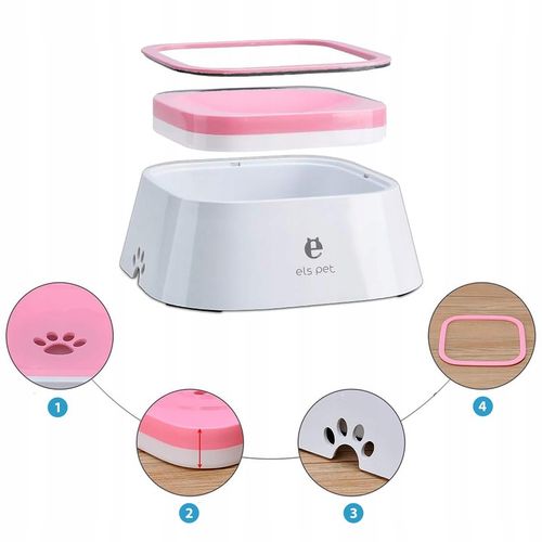 MISKA NIECHLAPIĄCA ELSPET DLA PSA 1,5L PRZENOŚNA, ANTYPOŚLIZGOWA na Arena.pl