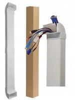 KANAŁ TV KABLOWY PODTYNKOWY TELEWIZYJNY 1MB ZESTAW 110x55mm 100CM ŚCIENNY