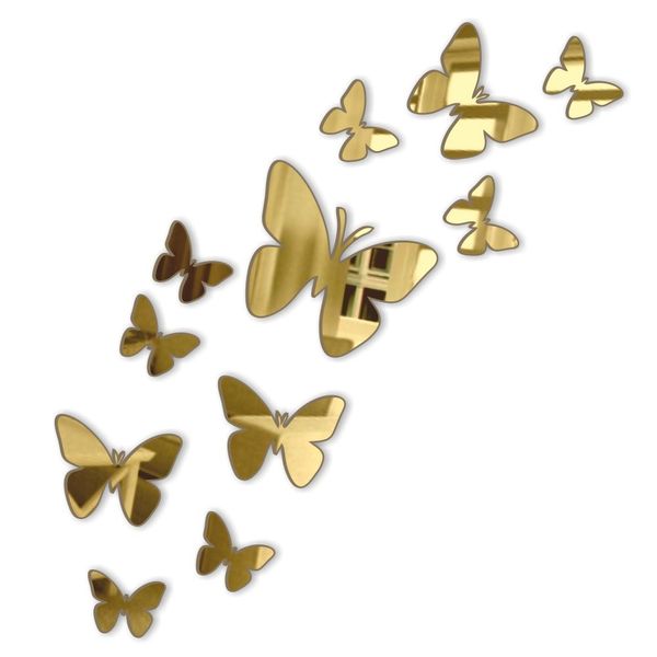 DEKORACYJNE LUSTRO AKRYLOWE MOTYLE zdjęcie 3